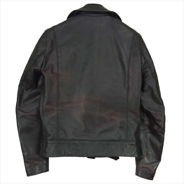 Lewis Leathers ルイスレザー Bermuda バミューダ カスタム CLIXジップ ダブル ライダース ジャケット ブラウン系 38【中古】