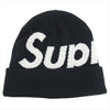 Supreme シュプリーム 16AW Big Logo Beanie カシミヤ混 ビッグロゴ ビーニー ニットキャップ 帽子 ブラック系  ブラック系【中古】