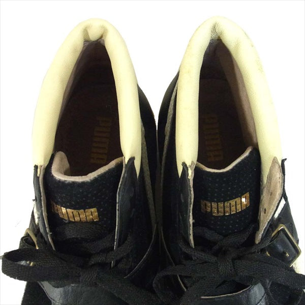 PUMA プーマ 341444-02 ジャベリン ハイカットスニーカー ハイカット ベルト スニーカー ブラック系 ブラック系 28.5cm【中古】