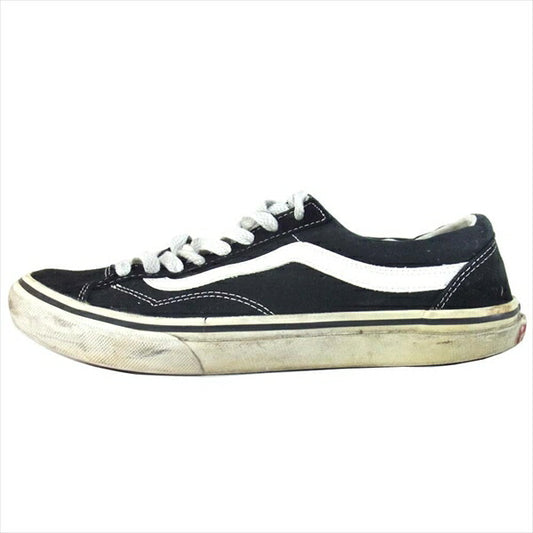 VANS バンズ 訳難あり V36OG 50th Anniversary 周年限定 OLD SCHOOL オールドスクール スニーカー 黒系 黒系 US9【中古】