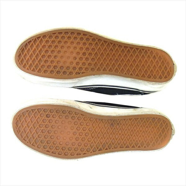 VANS バンズ 訳難あり V36OG 50th Anniversary 周年限定 OLD SCHOOL オールドスクール スニーカー 黒系 黒系 US9【中古】