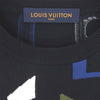 LOUIS VUITTON ルイ・ヴィトン 国内正規 1A7XF1 20AW LVSE エレクトリック インターシャ 半袖 コットン ニット 黒系 M【美品】【中古】
