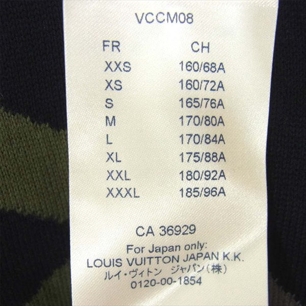 正規品Louis Vuitton黒セーター(肩にロゴあり)Mサイズ