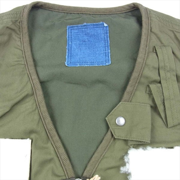 VISVIM ビズビム 20SS 0220905013010 PILAR FISHERMAN VEST フィッシャーマン ベスト ベスト ジレ カーキ(オリーブグリーン)系 1【美品】【中古】