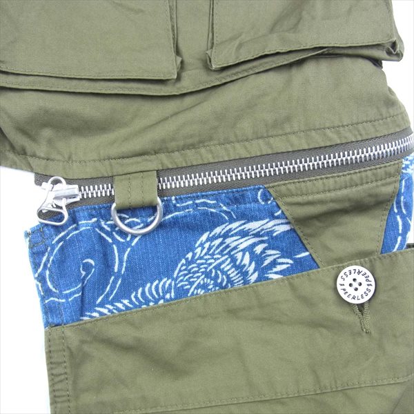 VISVIM ビズビム 20SS 0220905013010 PILAR FISHERMAN VEST フィッシャーマン ベスト ベスト ジレ カーキ(オリーブグリーン)系 1【美品】【中古】