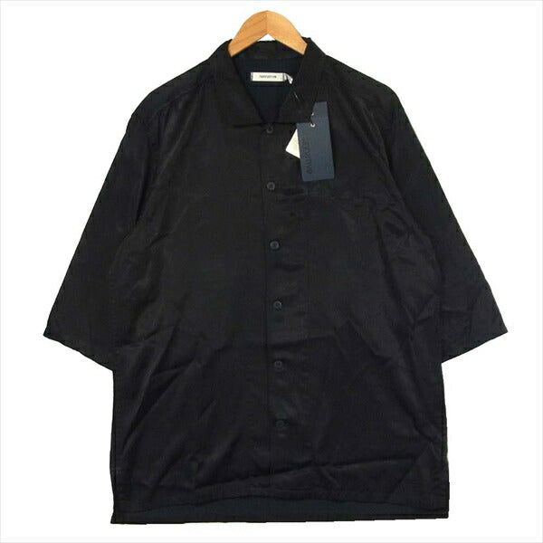 nonnative ノンネイティブ NN-S3329 TOURIST SHIRT S/SR/C TWILL オープンカラー 半袖シャツ ダークネイビー系 4【中古】