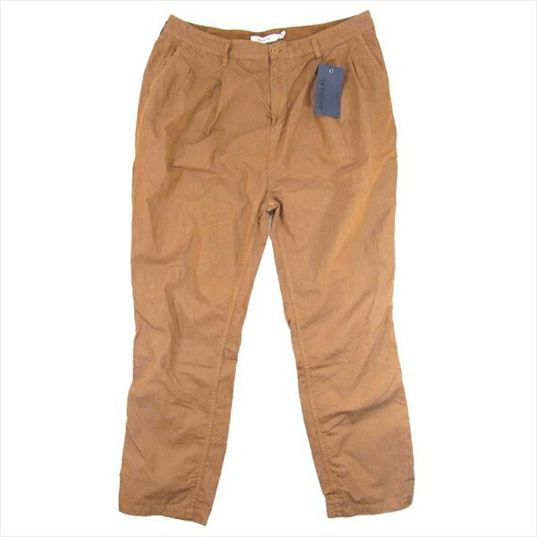 nonnative ノンネイティブ NN-P3120 CLERK ANKLE CUT TROUSERS RELAX FIT C/N WEATHER OVERDYED トラウザー パンツ ブラウン系 ブラウン系 4【中古】