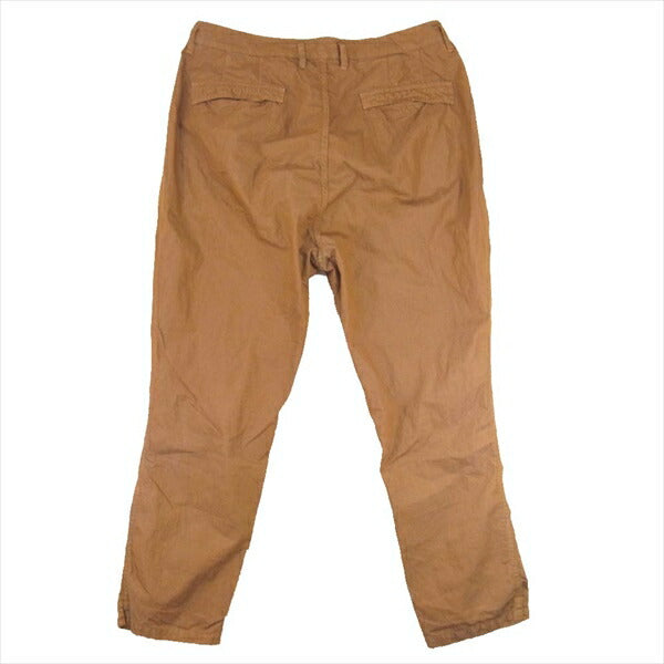nonnative ノンネイティブ NN-P3120 CLERK ANKLE CUT TROUSERS RELAX FIT C/N WEATHER OVERDYED トラウザー パンツ ブラウン系 ブラウン系 4【中古】