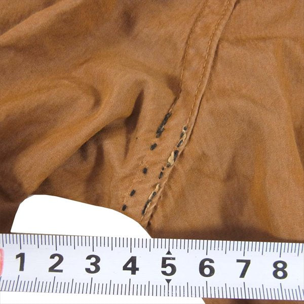 nonnative ノンネイティブ NN-P3120 CLERK ANKLE CUT TROUSERS RELAX FIT C/N WEATHER OVERDYED トラウザー パンツ ブラウン系 ブラウン系 4【中古】