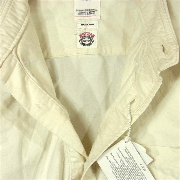 VISVIM ビズビム 18SS 0118105011001 ALBACORE SHIRT アルバコア 長袖シャツ オフホワイト系 4【美品】【中古】