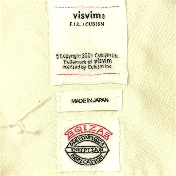 VISVIM ビズビム 18SS 0118105011001 ALBACORE SHIRT アルバコア 長袖シャツ オフホワイト系 4【美品】【中古】
