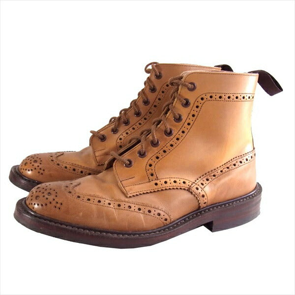 Tricker's トリッカーズ M2508 モールトン カントリーブーツ エイコン ブーツ ブラウン系 US7.5【中古】