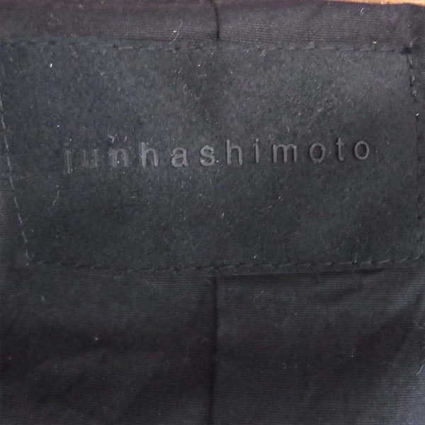 junhashimoto ジュンハシモト LET015WCF03 ZIP SHIRTS JACKET ジップ シャツ カウ レザー ジャケット ベージュ系 3【中古】