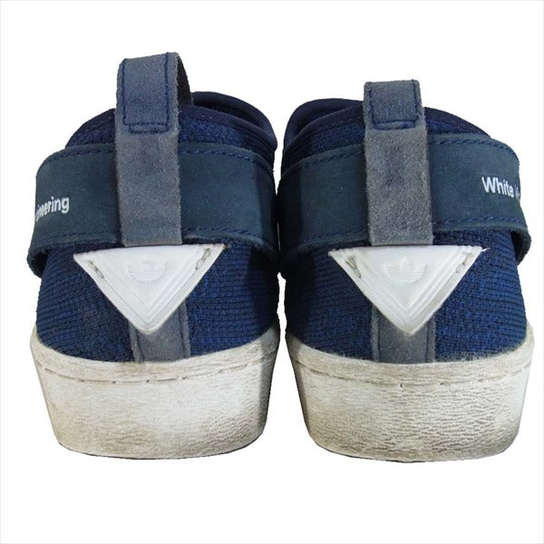 adidas アディダス ホワイトマウンテニアリング WhiteMountaineering BY2879 WM スーパースター スリップ オン スニーカー ネイビー系  ネイビー系 28.5cm【中古】