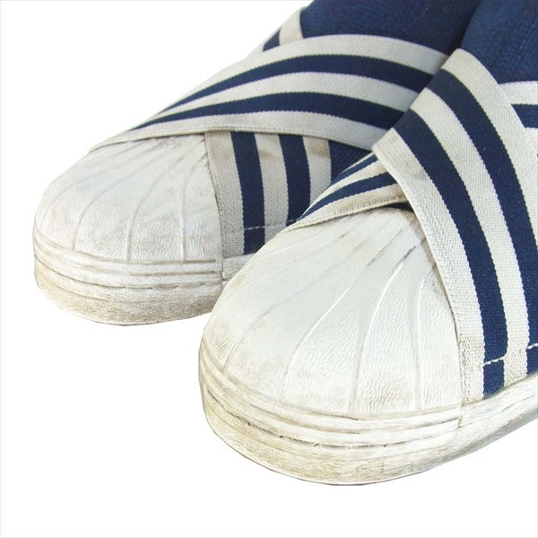 adidas アディダス ホワイトマウンテニアリング WhiteMountaineering BY2879 WM スーパースター スリップ オン スニーカー ネイビー系  ネイビー系 28.5cm【中古】