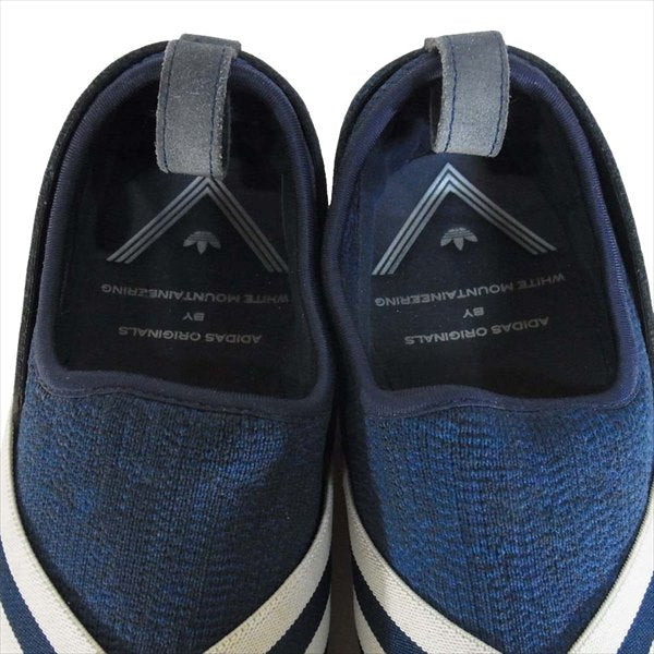 adidas アディダス ホワイトマウンテニアリング WhiteMountaineering BY2879 WM スーパースター スリップ オン スニーカー ネイビー系  ネイビー系 28.5cm【中古】