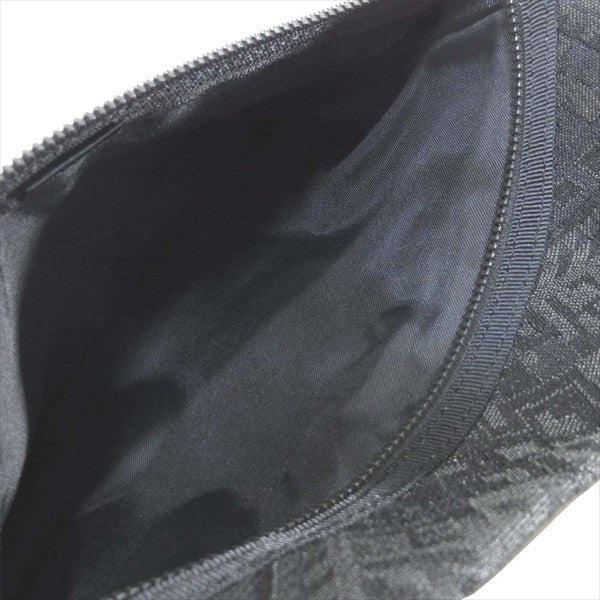 PORTER ポーター ペイズリー柄 ミニ クラッチバッグ ペイズリー 両面ジップ クラッチ バッグ ブラック系 ブラック系【中古】