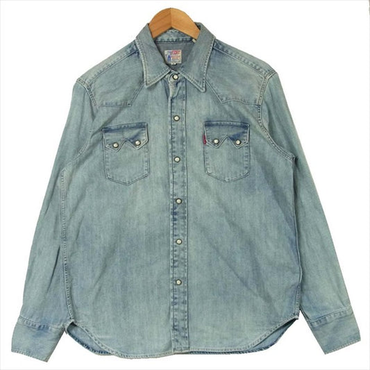 Levi's リーバイス PC9-07205-0036 復刻 サドルマン ウエスタン デニムシャツ インディゴブルー系 M【中古】