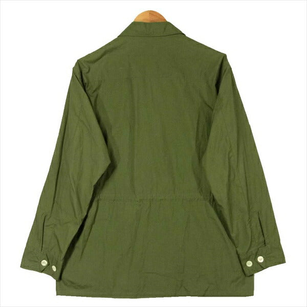 AURALEE オーラリー 17SS A7SJ01FR WASHED FINX RIPSTOP FATIGUE JACKET ウォッシュド フィンクス リップストップ ファティーグ ジャケット カーキ(オリーブグリーン)系 4【中古】
