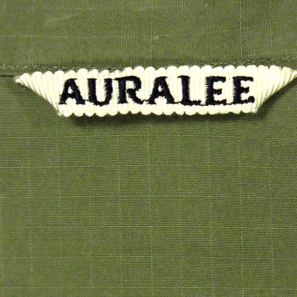 AURALEE オーラリー 17SS A7SJ01FR WASHED FINX RIPSTOP FATIGUE JACKET ウォッシュド フィンクス リップストップ ファティーグ ジャケット カーキ(オリーブグリーン)系 4【中古】