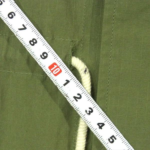AURALEE オーラリー 17SS A7SJ01FR WASHED FINX RIPSTOP FATIGUE JACKET ウォッシュド フィンクス リップストップ ファティーグ ジャケット カーキ(オリーブグリーン)系 4【中古】