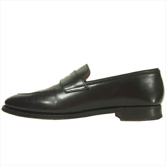 CROCKETT&JONES クロケットアンドジョーンズ  SYDNEY 5351-12 last 341 ペニー ローファー シューズ ブラック系 8E【中古】