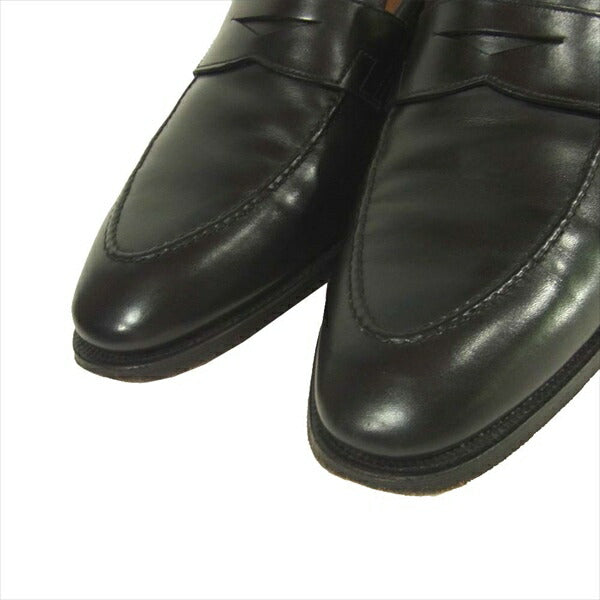 CROCKETT&JONES クロケットアンドジョーンズ  SYDNEY 5351-12 last 341 ペニー ローファー シューズ ブラック系 8E【中古】