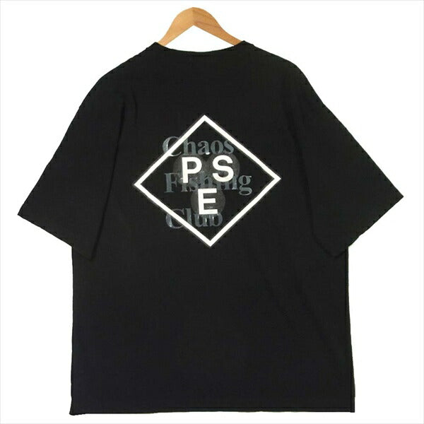 シュードス 202-PSE004 PRINTED T-SHIRT SS CHAOS FISHING CLUB Tシャツ ブラック系 2【新古品】【未使用】【中古】