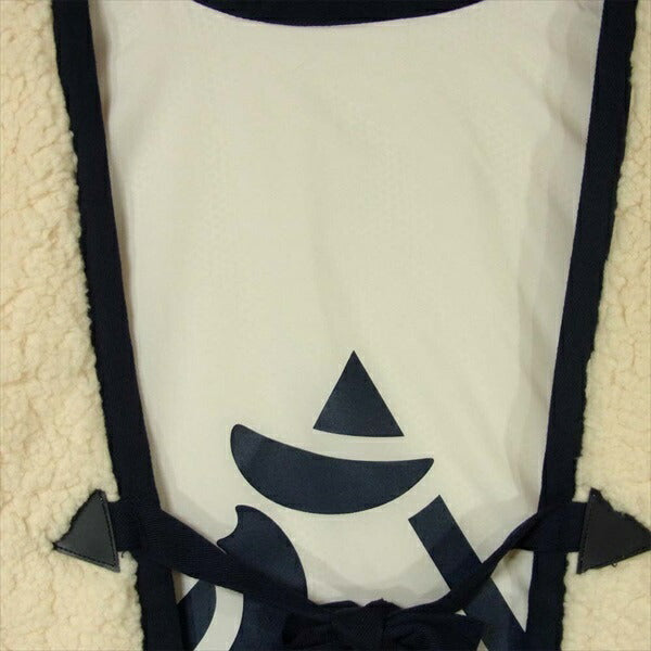 le coq sportif ルコックスポルティフ × ナオオオカワ NAO OKAWA リバーシブル ボア ガウン レディース ジャケット オフホワイト系 オフホワイト系 F【美品】【中古】