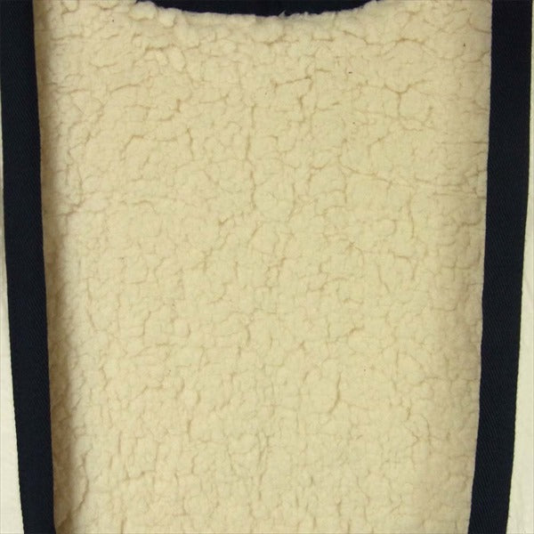 le coq sportif ルコックスポルティフ × ナオオオカワ NAO OKAWA リバーシブル ボア ガウン レディース ジャケット オフホワイト系 オフホワイト系 F【美品】【中古】