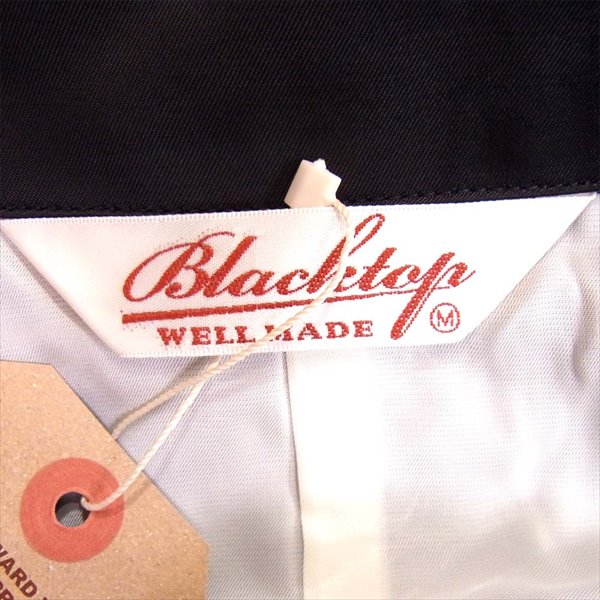BLACKTOPMOTORCYCLE ブラックトップモーターサイクル BT11SS-JK04 刺繍 ベトジャン ジャケット 黒系 M【新古品】【未使用】【中古】