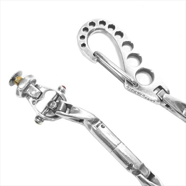 BILL WALL LEATHER ビルウォールレザー ビームス BEAMS別注 ギャラ付き 2000 CLIP W/MINI U JOINT Uジョイント ウォレットチェーン  シルバー【中古】