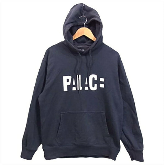 PALACE パレス 18SS BLOCK HOOD ブロック フーディ パーカー 紺系 M【中古】