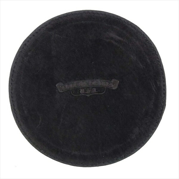 CHROME HEARTS クロムハーツ（原本無） 601035060 CULINARY COASTER CH PLUS CH プラス レザー コースター ブラック系【美品】【中古】
