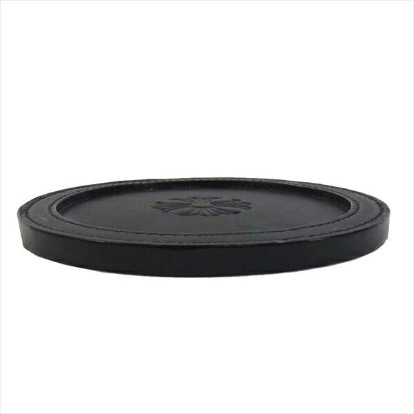 CHROME HEARTS クロムハーツ（原本無） 601035060 CULINARY COASTER CH PLUS CH プラス レザー コースター ブラック系【美品】【中古】