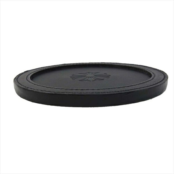 CHROME HEARTS クロムハーツ（原本無） 極美品 601035060 CULINARY COASTER CH PLUS  CH プラス レザー コースター ブラック系【美品】【中古】