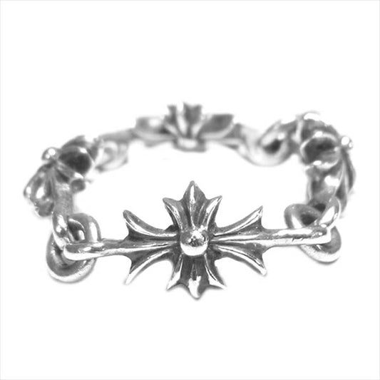 CHROME HEARTS クロムハーツ（原本無） RING TNY E CH PLS タイニーE CH プラス 4リンク リング シルバー 14号程度【中古】