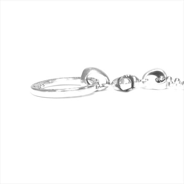 CHROME HEARTS クロムハーツ（原本無） CHARM EYEWEAR LOOP BS FLEUR NTFL アイウェア ループ フレア ネックレス シルバー 全長66cm程度【中古】