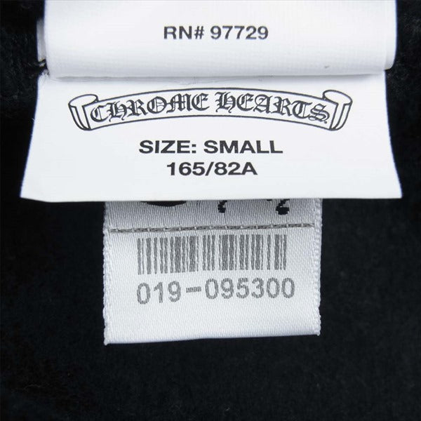 CHROME HEARTS クロムハーツ（原本無） 極美品 ベラハディッド BELLA HD PLVR イニシャル刺繍 バック ロゴプリント プルオーバー パーカー フーディ レディース パーカー ブラック系 S【美品】【中古】