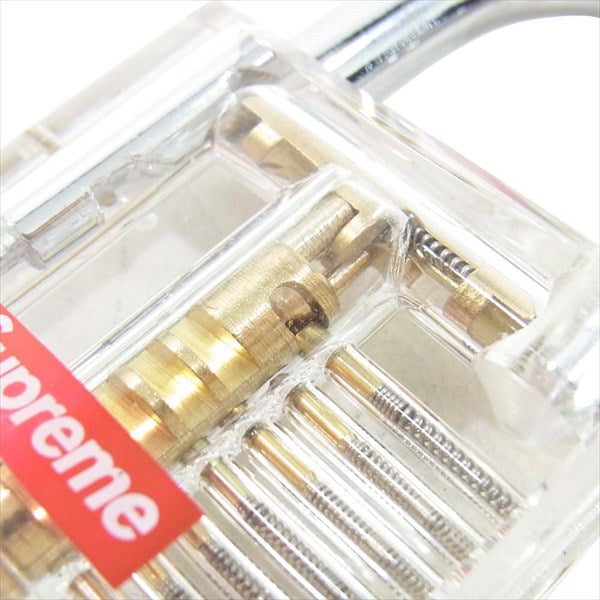 Supreme シュプリーム 20SS Transparent Lock 南京錠 鍵  シルバー【中古】