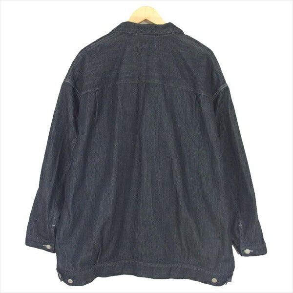 GRAPHPAPER グラフペーパー GM203-30095B Colorfast Denim Blouson カラーファスト ブルゾン デニム ジャケット インディゴブルー系 2【極上美品】【中古】