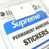 Supreme シュプリーム 20AW Name Badge Stickers 100 ネーム バッジ ブルー系 ブルー系【新古品】【未使用】【中古】