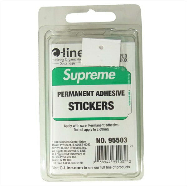 Supreme シュプリーム 20AW Name Badge Stickers 100 ネーム バッジ グリーン系  グリーン系【新古品】【未使用】【中古】