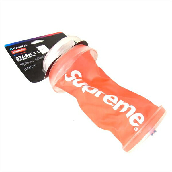 Supreme シュプリーム 20AW HydraPak Stash 1.0L Bottle ウォーター ボトル 水筒 圧縮 レッド系  レッド系【新古品】【未使用】【中古】