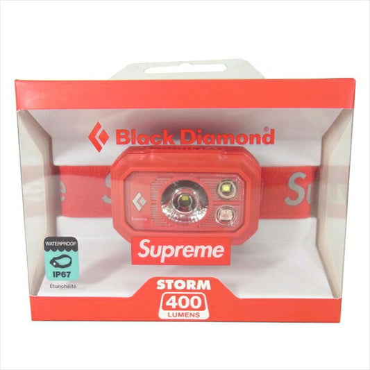 Supreme シュプリーム 20AW Black Diamond Storm 400 Headlamp ヘッドランプ レッド系【新古品】【未使用】【中古】
