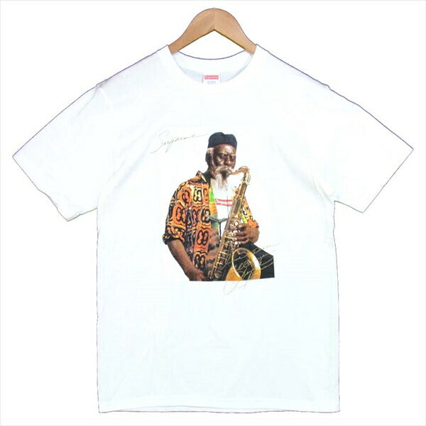 Supreme シュプリーム 20AW Pharoah Sanders tee フォト 半袖Tシャツ USA製 ロゴ Tシャツ ホワイト系 M【新古品】【未使用】【中古】