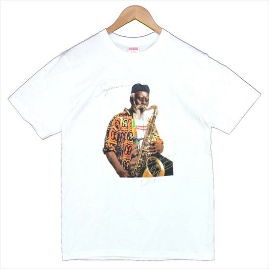 Supreme シュプリーム 20AW Pharoah Sanders tee フォト 半袖Tシャツ USA製 ロゴ Tシャツ ホワイト系 M【新古品】【未使用】【中古】