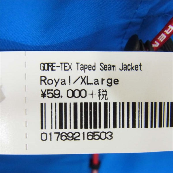 Supreme シュプリーム 19AW GORE-TEX Taped Seam Jacket ナイロンジャケット ブルー系 XL【新古品】【未使用】【中古】