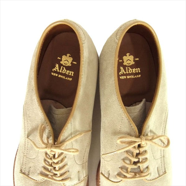 ALDEN オールデン ラコタハウス THE LAKOTA HOUSE 別注 N6436 NEW DIRTY BUCKS スエード レザー ビジネスシューズ ベージュ系 7 1/2 B/D【極上美品】【中古】