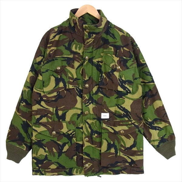 WTAPS ダブルタップス 19SS 191WVDT-JKM05 PAGODA 02 JACKET 日本製 ミリタリージャケット グリーン系 2 【即決】 グリーン系 2【中古】